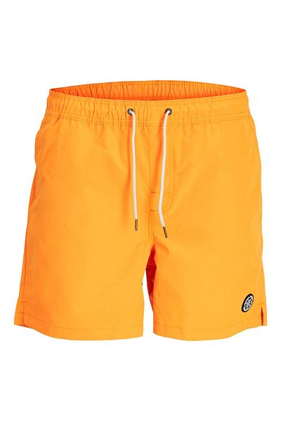 Jack & Jones Men's Orange Swimsuit Shorts - Malta (12253253-PRCT)