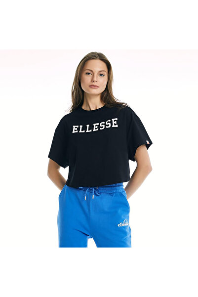 Ellesse Women's Black Crop Top Ef014-Bk