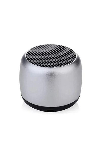 Choice M1 Silver M1 مكبر صوت محمول بتقنية البلوتوث ومكبر صوت محيطي صغير مزود بمنفذ USB ومكبر صوت خارجي
