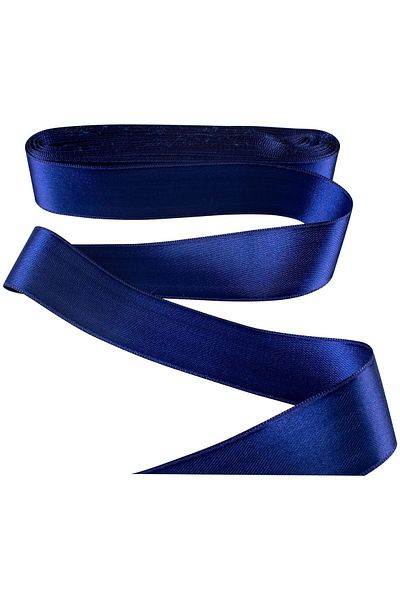Hobigram Blue Satin Ribbon 3 cm 10 Meters, Bundle Dowry and Special Day Gift Decoration