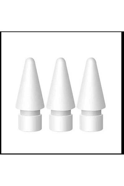 gökmer iPad Pencil Compatible Pen Tip 1. And 2. Generation Usb-C/ Pro Pencil Spare Tip Pen Tip Tablet Tip 3Pcs