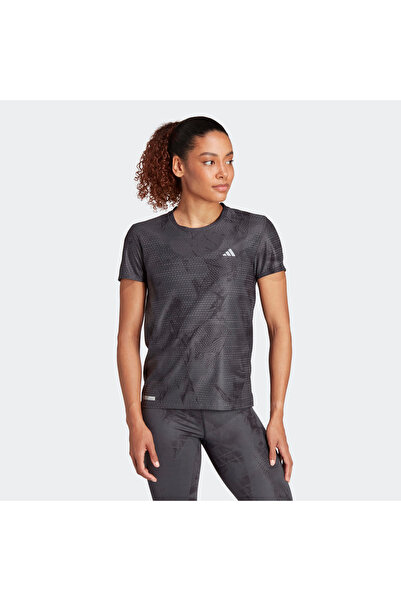 adidas Γκρι γυναικείο μπλουζάκι Ultaop Hr - IN0630