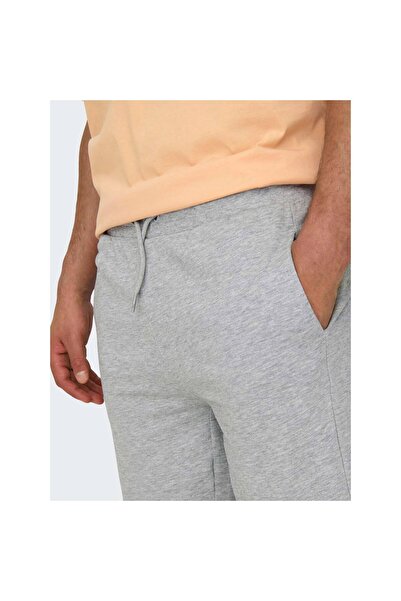 Only & Sons Neil Men's Gray Shorts (22015623-Lgm)