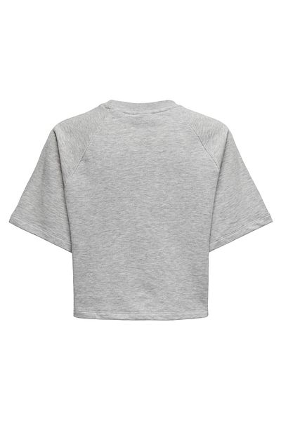 ONLY Women's Gray Area T-Shirt -15320803-LGM