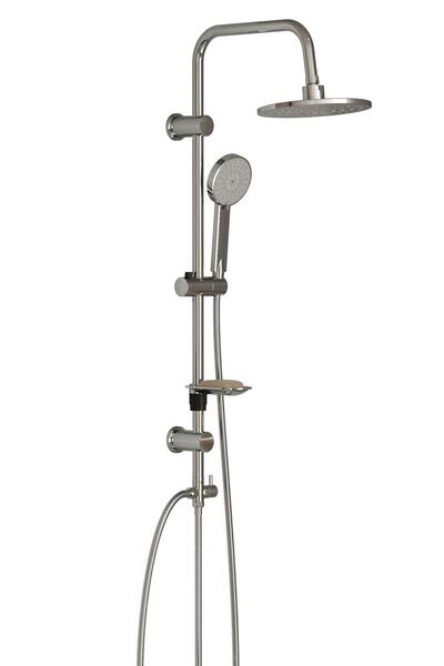 AQUA BAGNO Largo - Tepe Robot Duşu Seti – Krom | 30.39.77.03.01