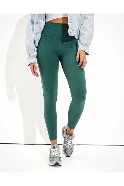 AMERICAN EAGLE بنطال AE The Everything Pocket بأعلى خصر