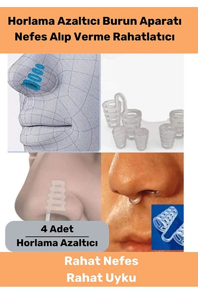 Fernanda Special Production Breathing Relaxing Anti-Sleep Snoring Reducing Nose Hole Apparatus - 4 Pieces