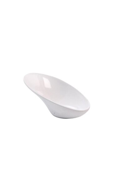 Globy Open Buffet Oval Pit Plate 11X6,3 cm White 6 Units
