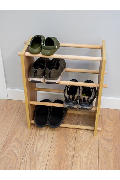 PEKA 3 Bölmeli Ayakkabılık Modern Çok Amaçlı Raf Dekoratif Ayakkabı Dolabı - ...