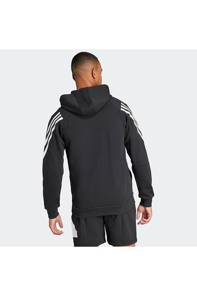 adidas Men's Future Icons 3-Stripes Full Zip Black Jacket Ir9159