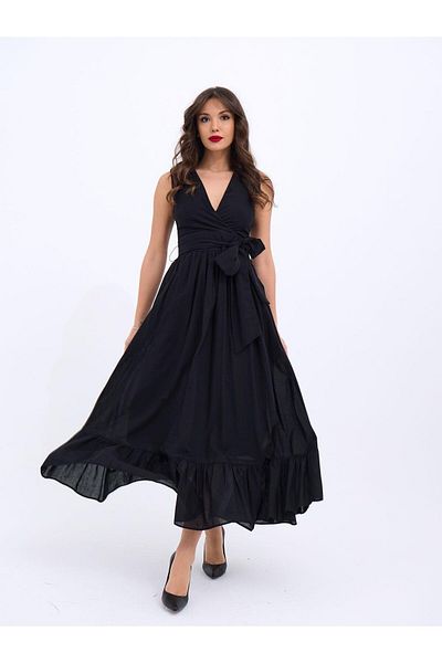 Kokosh moda Μαύρο φόρεμα μοντέλου 6921