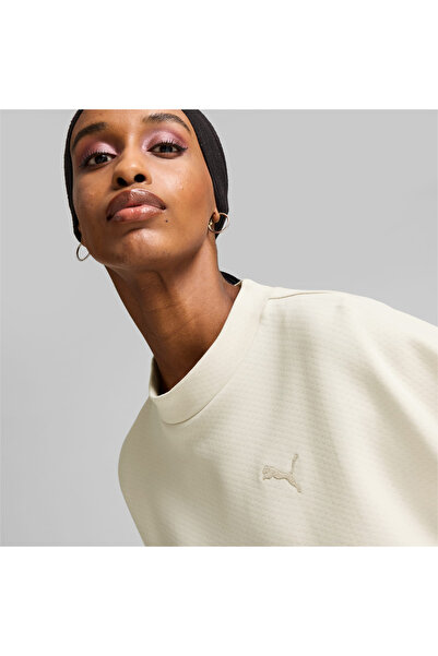 Puma Klasická dámská krémová mikina (626637-87)