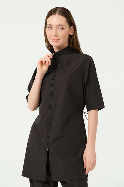 ALFASA Classic Half Sleeve Half Covered Swimsuit