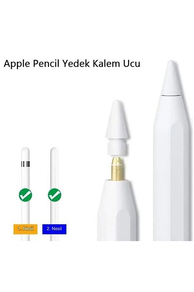 ACOCOBUY Tips Replacement Silicone Pen Tips for Ios 1/2 Generation for iPad with Usb-C and Pencil Pro
