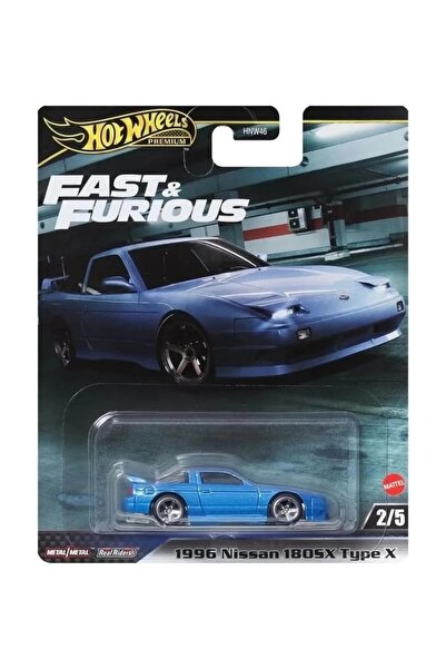 HOT WHEELS Fast & Furious Premium Arabalar 1996 Nissan 180SX Type X - HVR62
