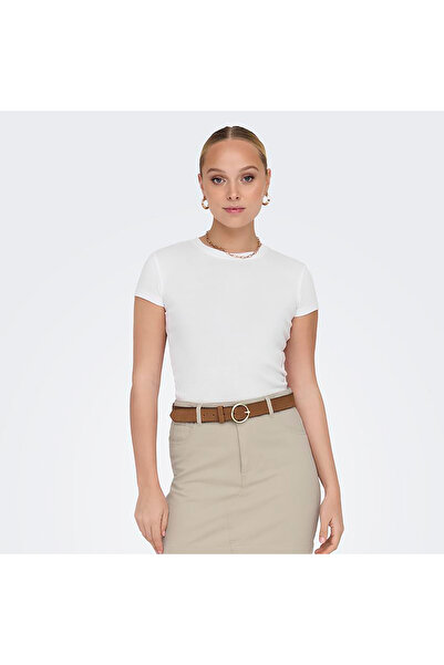 ONLY Elina Women's White T-shirt (15320229-W)