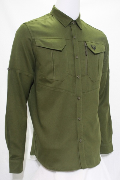 Mudeir Shirt Barlas Organic Light Khaki Tactical Tactical Outdoor Protection Men's Shirt