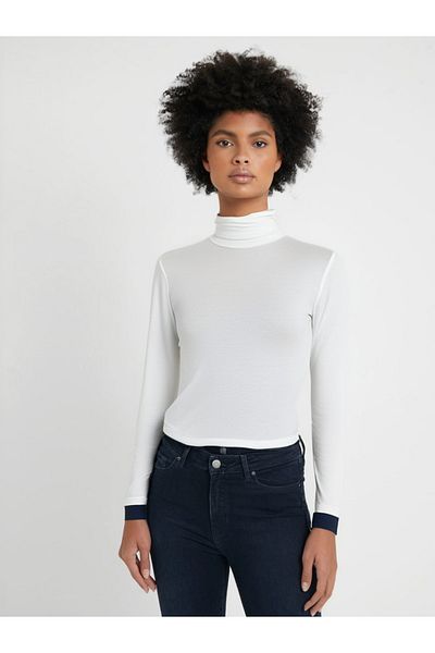 HALLHUBER Turtleneck Women's T-Shirt