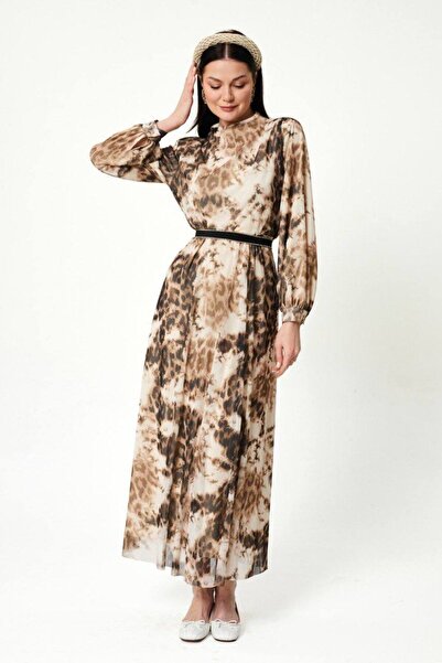 Jupe Women's Leopard Belt Dress 7247