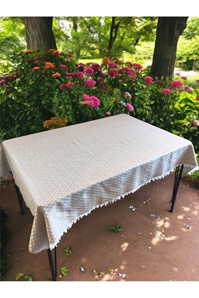 CNR Garden Checkered Table Cloth Stain Resistant