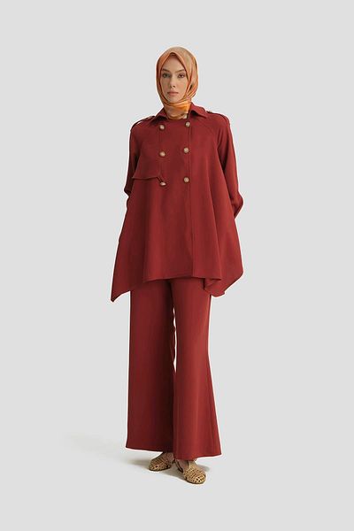 Armine Suit with Jacket 25Y6004 Dark Red