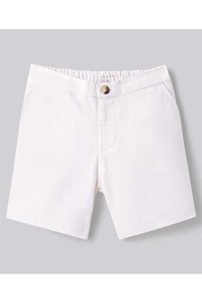 Bonfino Bonfino Half Sleeves Palm Tree Printed Shirt & Shorts Set - Pink & White