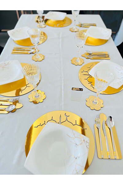 Karter İnovasyon Ramazan Temalı Lüks Amerikan Servis,Ramazan Temalı Yemek Set...