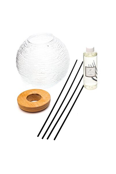 Missi Elegance Yuvarlak Cam Hanımeli Oda Kokusu&Vazo