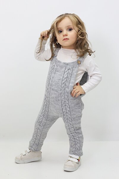 Cloudy Kids Baby Girl Knitwear Salopet