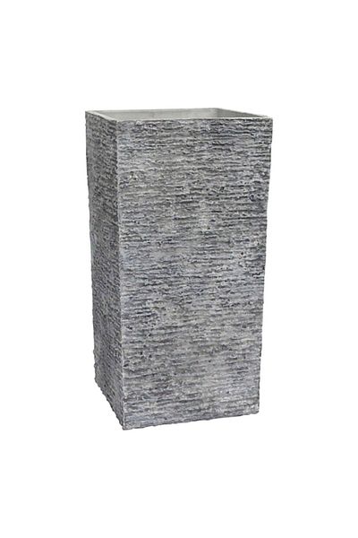 Bellan Durable Eco-Friendly and UV-Resistant Weathered Rock Fiberglass Planter