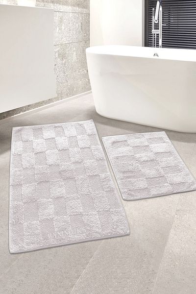 BARANO YUSSİ Zagora 2-pack Χαλάκι μπάνιου Ecru (Σετ 2)