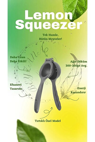 AKDAG HOME Real Cast Citrus Lemon Squeezer