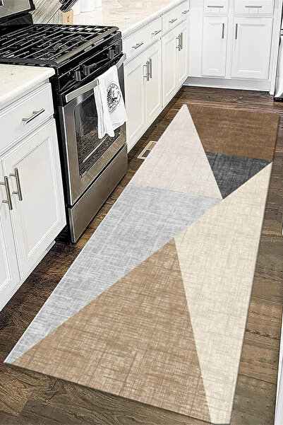 elyar Dijital Baskı Kaymaz Taban Yıkanabilir Kesme Koridor Mutfak Ve Oda Salo...