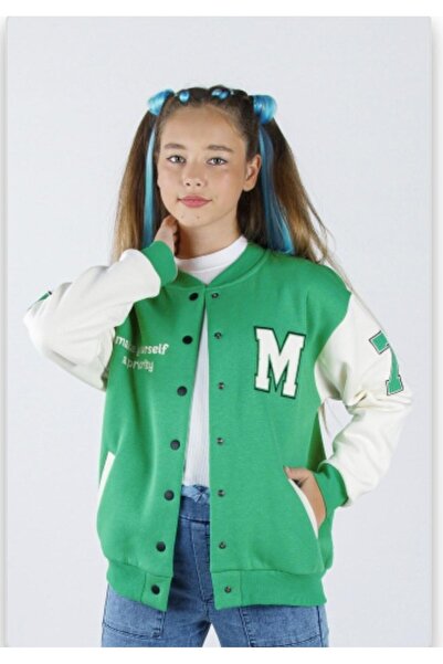 Dmb Jachetă de colegiu pentru fete VERDE 8-14 ani