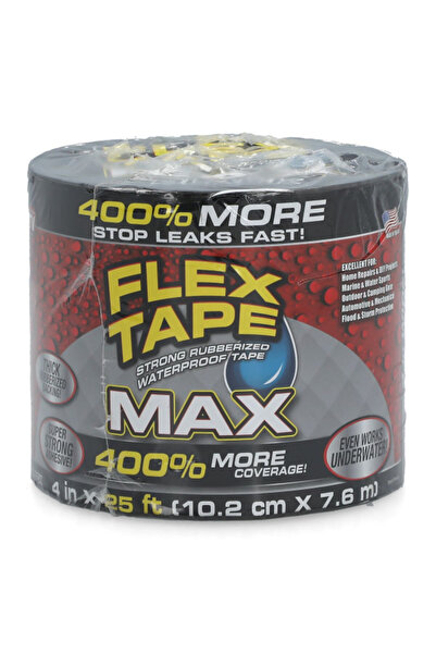 FLEXSEAL شريط مطاطي قوي مقاوم للماء بحد أقصى 4 بوصات × 25 قدمًا