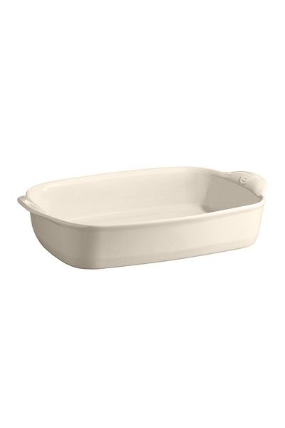 Emile Henry Rectangular Oven Dish 36X23.5 cm Ecru/Clay