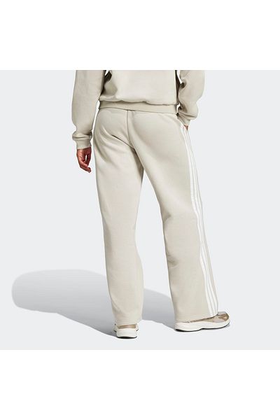 adidas Essentials 3-Stripes Open-Hem Fleece Sweatpants