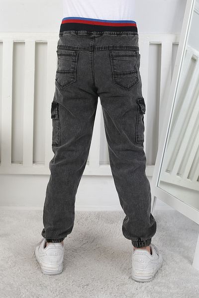 e-çocuk Cargo Pocket Elastic Waist Boy's Jeans 2479