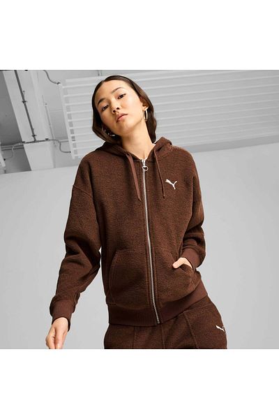 Puma Hanorac cu glugă cu fermoar pentru damă