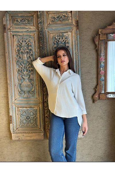 Lotus Burnout Fabric Wrinkle Free Shirt
