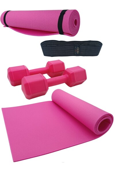 Tosima Pro-S Pilates Minderi Seti Minder Dambıl ve Squat Bant Set
