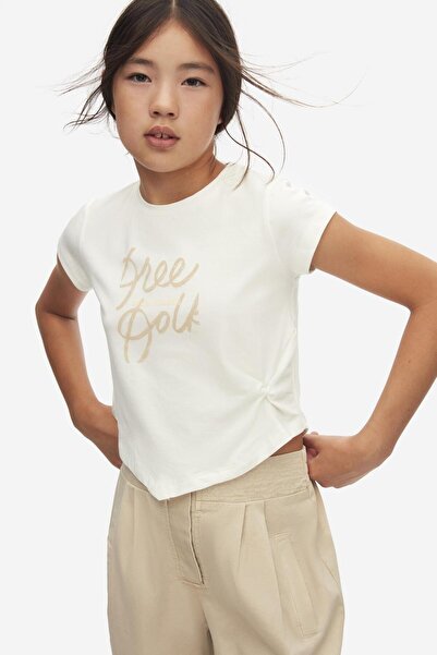 NK Момичешка тениска Fresh 10-16 години Екру