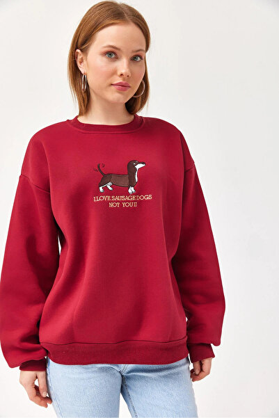 İKLİM LİFE Світшот з принтом собаки