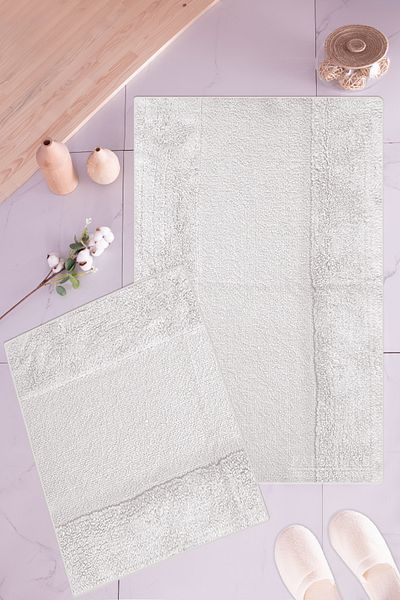 BARANO YUSSİ Iva 2-pack Χαλάκι μπάνιου Ecru (Σετ 2)