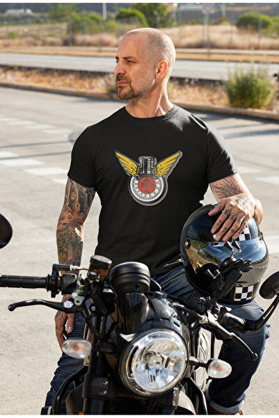 MAGORS ANTIKVARNI MOTOCIKLISTIČKI KLUB AMERIKE T-SHIRT SA KRATKIM RUKAVIMA I ...