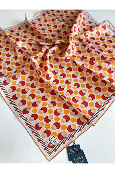 Levidor Μεταξωτό μαντήλι Tivil 4094-11 Κρεμ Μικτό σχέδιο