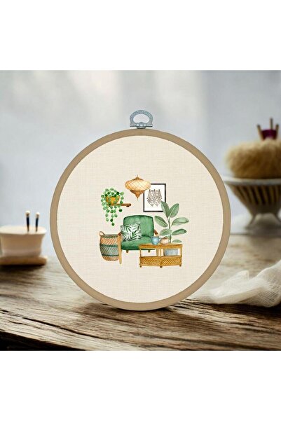 riyaz Ev Köşesi - Yuvarlak Pano Kasnak Çap:17cm