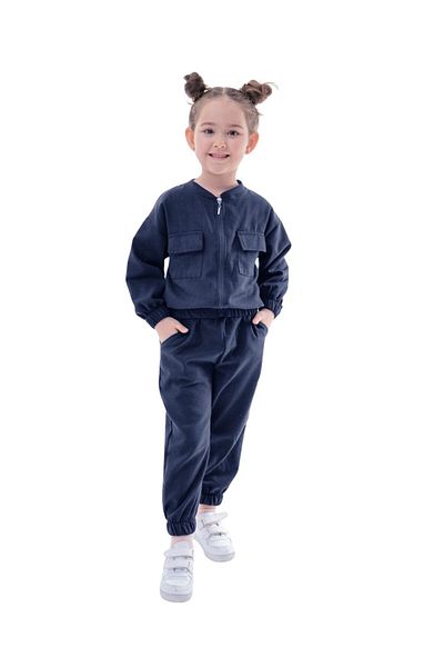 MAXI DRY Gabardine Pocket Top and Bottom Set, Ages 3-10