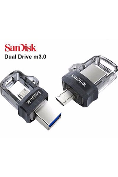 SanDisk ذاكرة USB M3.0 OTG فائقة المزدوجة بسعة 64 جيجابايت SDDR3-064G-G46