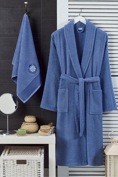 Eponj Home Halat de baie - Set prosoape brodat Cora